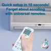 HQRP Universal A/C Remote Control Compatible with Trane Air Conditioner/Fahrenheit displaying