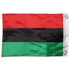 Afro American Africa 12"x18" Double Sided Premium Quality Fade Resistant Polyester Boat Flag With Grommets