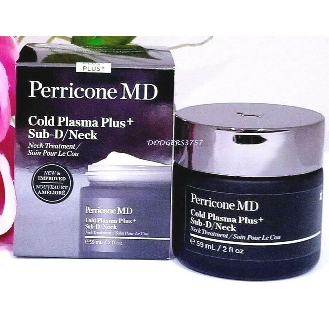 PERRICONE SUB D Neck  Plus  Cold Plasma  TREATMENT  2 OZ  FULL SIZE!  BOXED