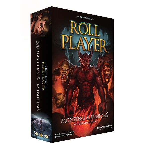 Thunderworks Games Roll Player: Monsters and Minions Strategy Boxed Board Game Expansion Ages 12 & Up (TWK2002)