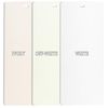 DALIX Lino Vertical Blinds Slats Replacement Parts Off White 70.5" Window 5 Pack
