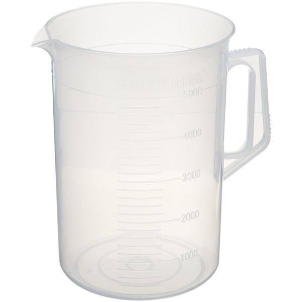 Sanplatec Plastic Beaker with Handle, Polypropylene Resin