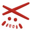 PapaViva Replacement Rubber Kits for Oakley Romeo 1 - Red + Black