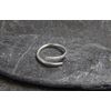 Hammered Silver Wrap Ring - 925 Hammered Thumb Ring - Adjustable Sterling Silver Ring - Minimialist Silver Ring - Hand Made in Cornwall