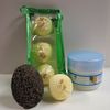 Bubble Bath Truffles: Coconut Lime 3 Pack Bath Truffles, 8 oz Cucumber/Melon Shea Body Butter and Pumice Stone by Dead Sea Spa Care, Bubble Bath, Bubble Truffles, Bath Bombs