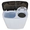 Portable Compact Washer & Dryer with Mini Washing Machine and Spin Dryer, White