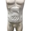 OTC Abdominal Binder, 10-Inch Chest and Rib Panel Support for Men and Women, Elastic, White, 2X-Large