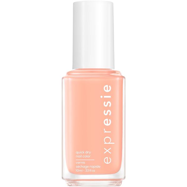 essie Expressie Nail Polish Quick Dry Formula, No Base Coat and Top Coat Needed, Vegan, Angled Brush, Pale Pink Nail Varnish 130 All Things OOO