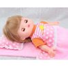 SM SunniMix 3 Pieces Bedding Set, Comforter Fits for 25cm Dolls