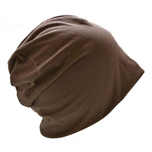 Medical Hat, Made in Japan, Cotton Hat, Care Hat, Medical Use, Stylish, 100% Cotton, Organic Cotton, Anti-Cancer, Surgical Scars, Hospitalization, Hair Loss, brown (french toast 19-1012tcx), Free Size