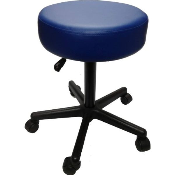 Adjustable Rolling Pneumatic Stool for Massage Tables, Examination Tables and