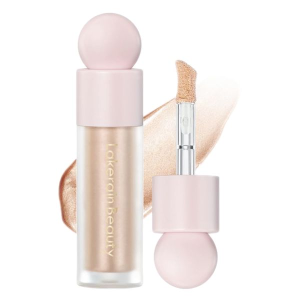 Go Ho Liquid Highlighter Makeup, Natural Face Highlighter Stick, Silky Smooth Light Liquid Luminizer,Long Lasting Highlight Face Illuminator Make up, 02 Starlight