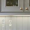 Goo-Ki 6 Pack Champagne Bronze Kitchen Cabinet Knobs,Modern Drawer Pulls,1 Inch Diameter Knob