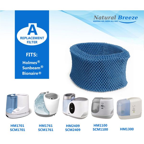 REUSABLE Humidifier Filter HWF62 Replaces H62 SF212 (A) Wick NaturalBreeze NB005