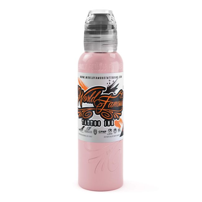 World Famous Pink Tattoo Ink, Vegan and Professional Ink, Made in USA, Pink Grapefruit, .5 oz