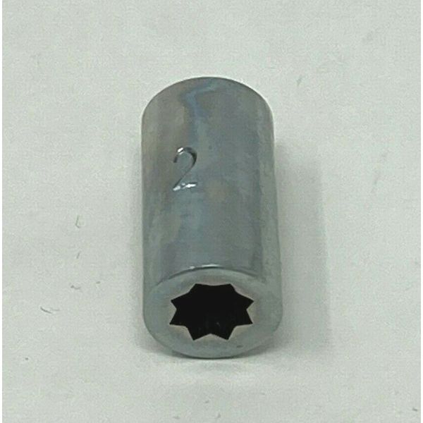Piano Tuning Lever Tip, Star Head Tip #2 Fits Hale, Schaff, and Apsco threading