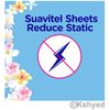 Suavitel Dryer Sheets Field Flowers Reduces Static 20 Count each (3 Pack) - New