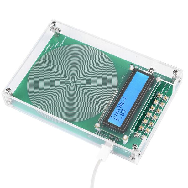 For Schumann Wave Generator Pulse Sine Frequency+Audio Output Connector+Case US