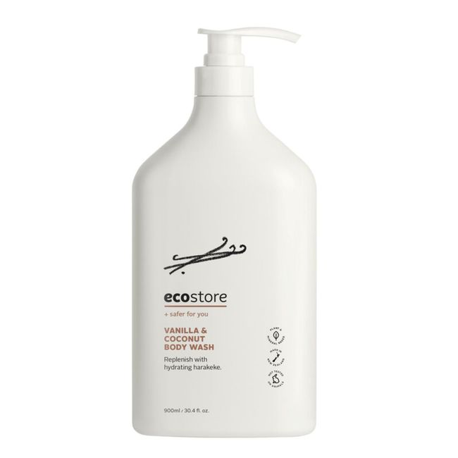 ecostore Body Wash, Vanilla & Coconut, 30.4 fl oz (900 ml)