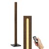 EDISHINE Wood Dimmable Floor Lamp with Remote Control Dimmable & 7 CCT Adjustabl