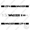 Fits Wacker Neuson LTP4 Decal Kit Light Tower Replacement Stickers - 3M Vinyl!