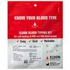 Original Home Blood Typing Kit - New Package + Improved Lancet (7 Kits)