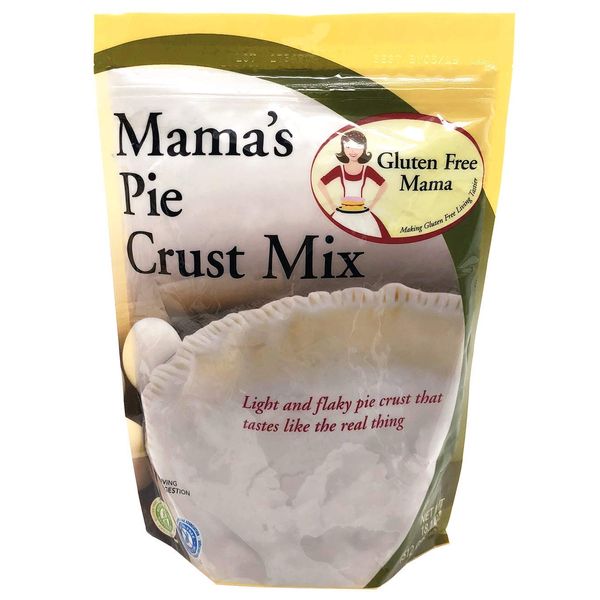 6054 | Gluten Free Mamas Pie Crust Mix | 18 oz. Bag. Light and Flaky - Certified Gluten Free Ingredients - All Purpose - Safe for Celiac Diet - Easy to Store