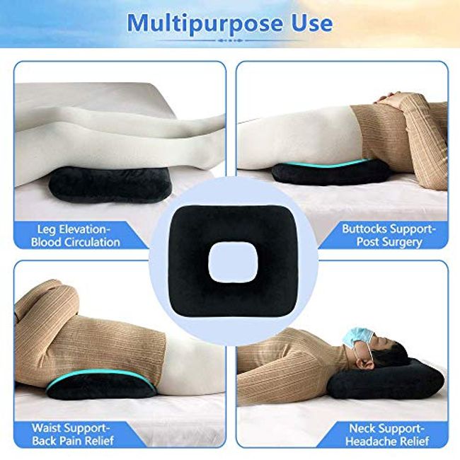 1 Pack Donut Pillow Hemorrhoid Seat Cushion Tailbone Medical Seat