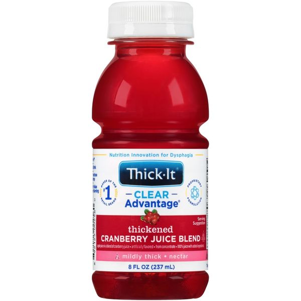 Thick-It Clear Advantage Thickened Beverage Cranberry 8 oz Bottle