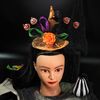 Needzo Ghost and Pumpkin Orange Sequins Witch Hat Halloween Headband