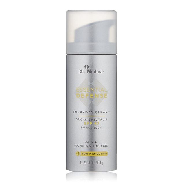 SkinMedica Essential Defense Everyday Clear SPF 47 Sunscreen for Face This Lightweight, Facial Sunscreen is Ideal for Oily and/or Combination Skin, 1.85 Oz