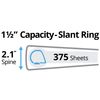 Avery Durable 3 Ring Binder, 1.5" Slant Rings, 1 Green Binder (27353)