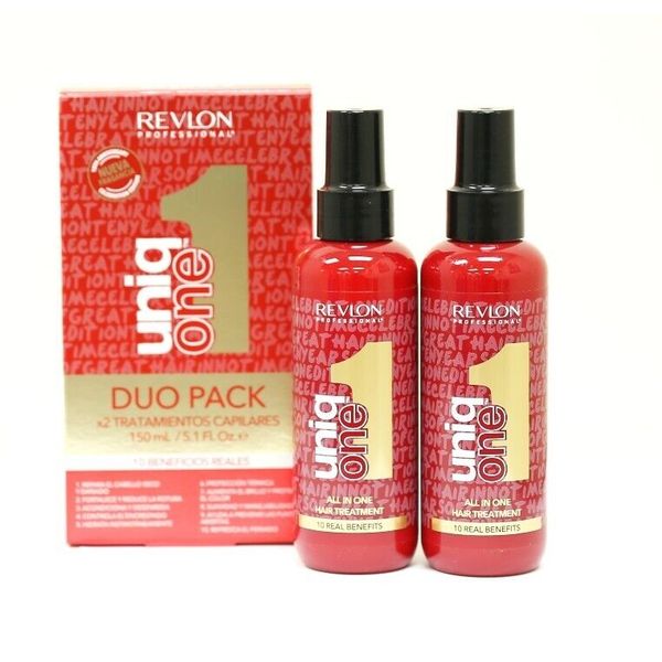 2 PACK- REVLON Uniq One 5.1oz-all in one original hair treatment 10 benefits