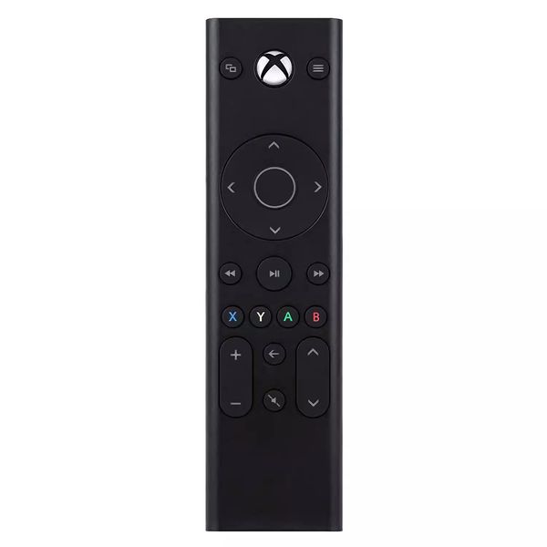 Media Remote Control Accessory for Xbox Series X|S, Xbox One, Original IC Chip for Better Navigation, Motion Activated Backlight, Compact Navigation Toggle (Black)