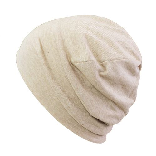 Cocolo Chemo Cap, Medical Use, Organic Simple Knit Hat, 12 colors (For Spring, Fall & Winter Use), cork beige,
