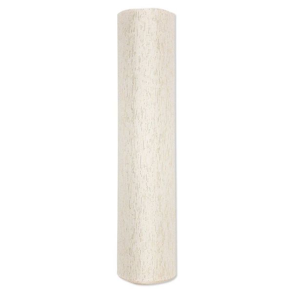 Decorative Fabric with 30cmx2,5 m Lurex Cream/Gold
