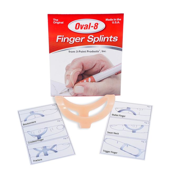 3-Point Products Oval-8 Finger Splint Size 15 (Pack of 1)