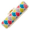 Shachihata THC-PS19-4 Stamp Case, Colorful Blue Sea Wave Pattern