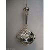 2016 DATED BABY'S 1ST~FIRST CHRISTMAS SILVER METAL RATTLE ORNAMENT~NIB