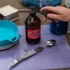 ASR Outdoor 7 Function Small Pocket Camping Utensil Flatware, Spoon Fork Knife