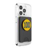 Number 100 in Blue PopSockets PopWallet for MagSafe
