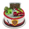 Fire Truck and Station DecoSet Cake Decoration