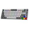 FANTECH 75% Layout Wireless Keyboard, Support Bluetooth/2.4G/USB-C Low-Profile Gateron Mechanical Keyboard for Windows/Mac OS Brown Switch Retro Style