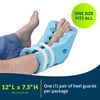 Posey TIDI Heel Guards – One Size Fits All – Foam, Light Blue – Qty: 1 Pair Of Heel Guards Per Package – Foam Heel Protectors For Pressure Injuries – Heel Off-Loading Devices – Home Care (6127), Large