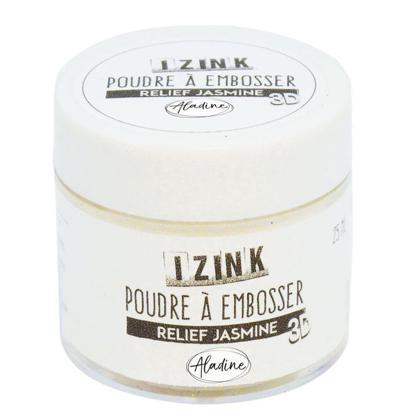 Aladine 10180 Embossing Powder 25 ml Jasmine White