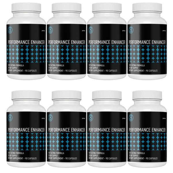 Performer 8 - Male Performance Enhancer Support Supplement - 8 Bottles