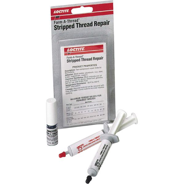 Stripped Thread Repair Kit, 12.9mL, Gray