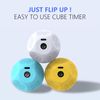 Cube Kitchen Timer - Rechargeable Countdown Timer 15-20-30-45-60 mins for Cooking, Classroom, Exercise (Blue)