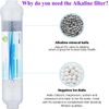 10-Inch Inline Alkaline Replacement Water Filter Cartridge Ph+ for Reverse Osmos