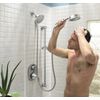 MOEN Eco-Performance 3667EP 4-Spray Handheld Showerhead with Slide Bar in Chrome